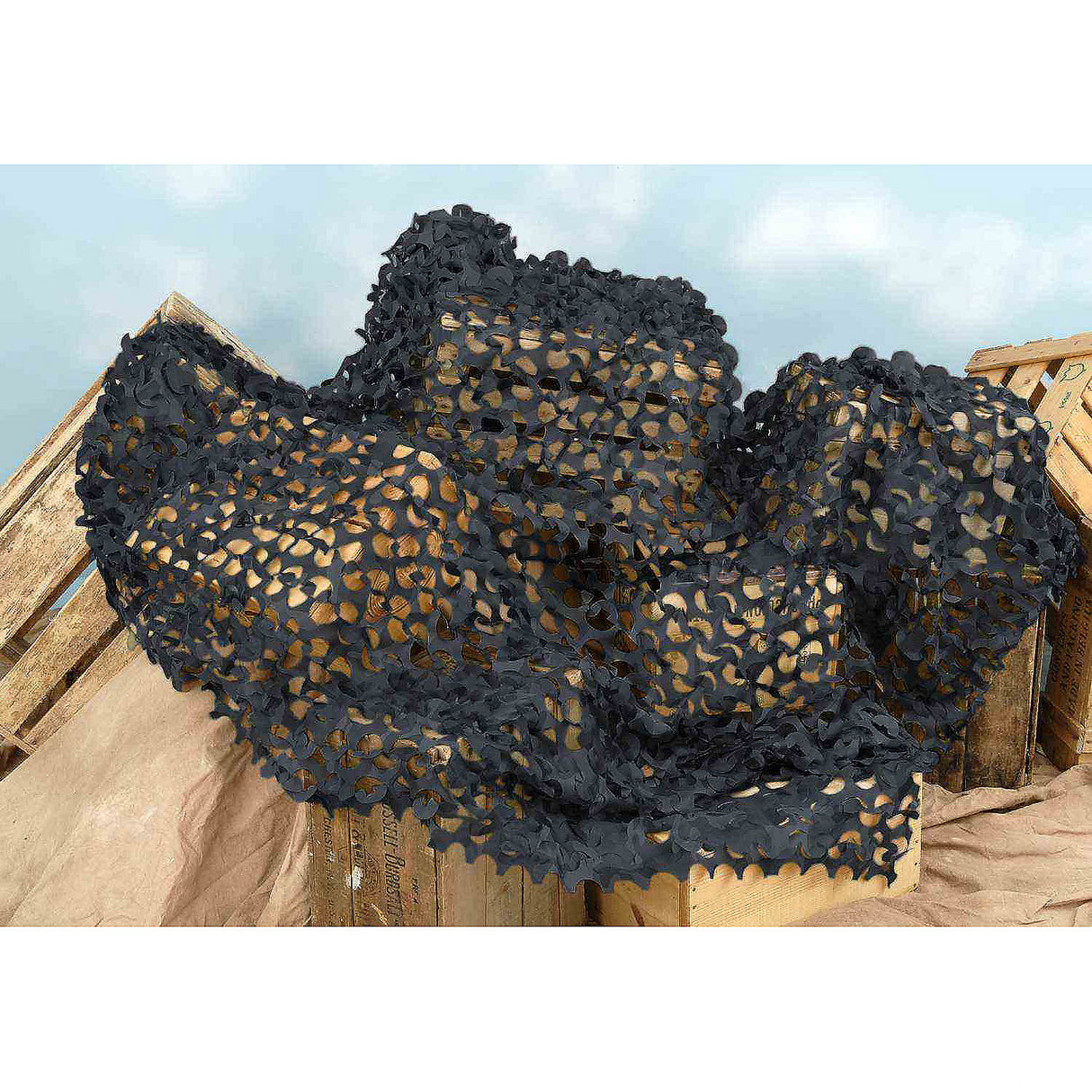 Creepy Black Vinyl Netting for Haunted Decorations Halloween Parties and Spooky Themes