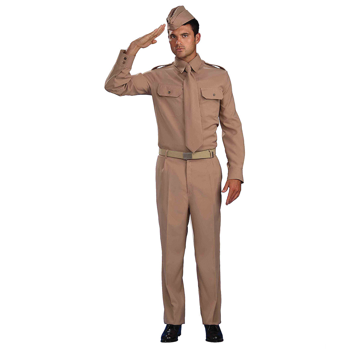 Vintage World War II Private Costume for Halloween Parties and Historical Reenactments