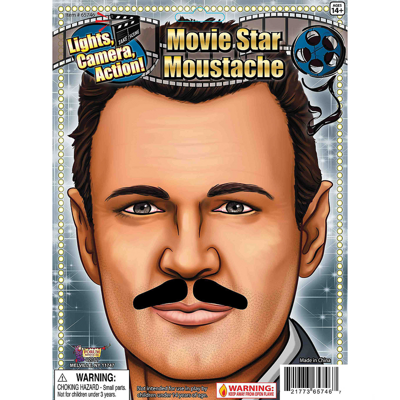 Classic Hollywood Mustache for DIY Costumes Halloween Events and Role-Playing Adventures