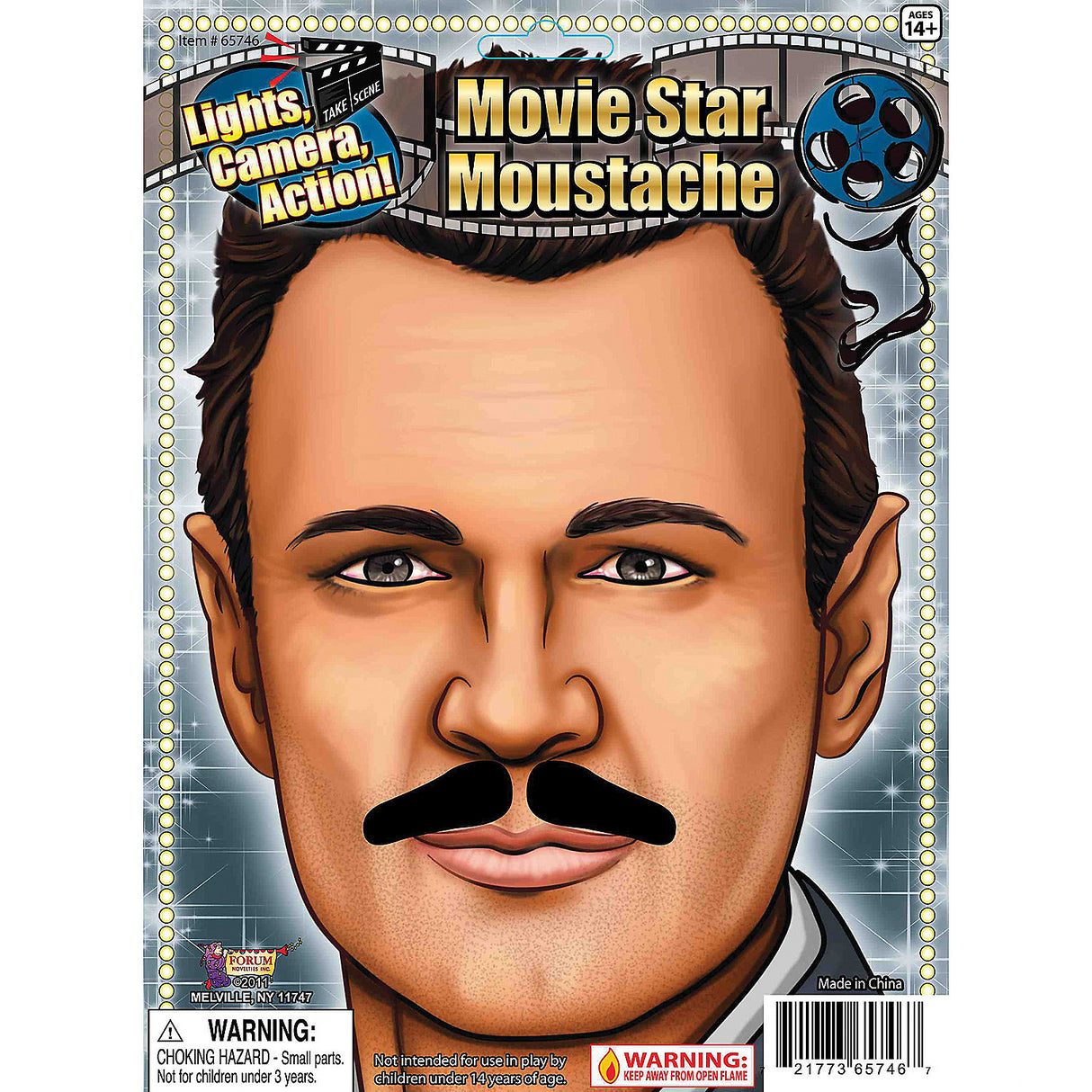 Classic Hollywood Mustache for DIY Costumes Halloween Events and Role-Playing Adventures