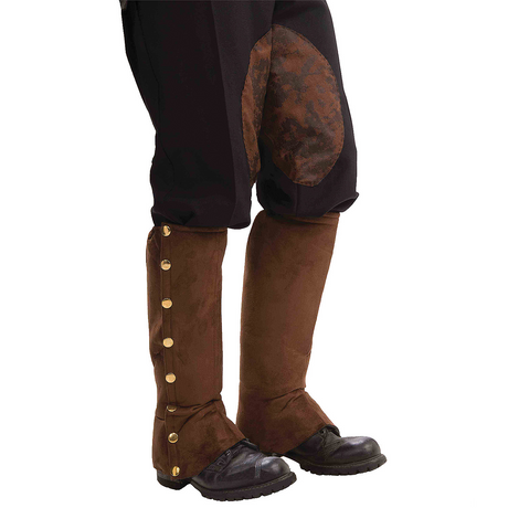 STEAMPUNK SPATS BROWN