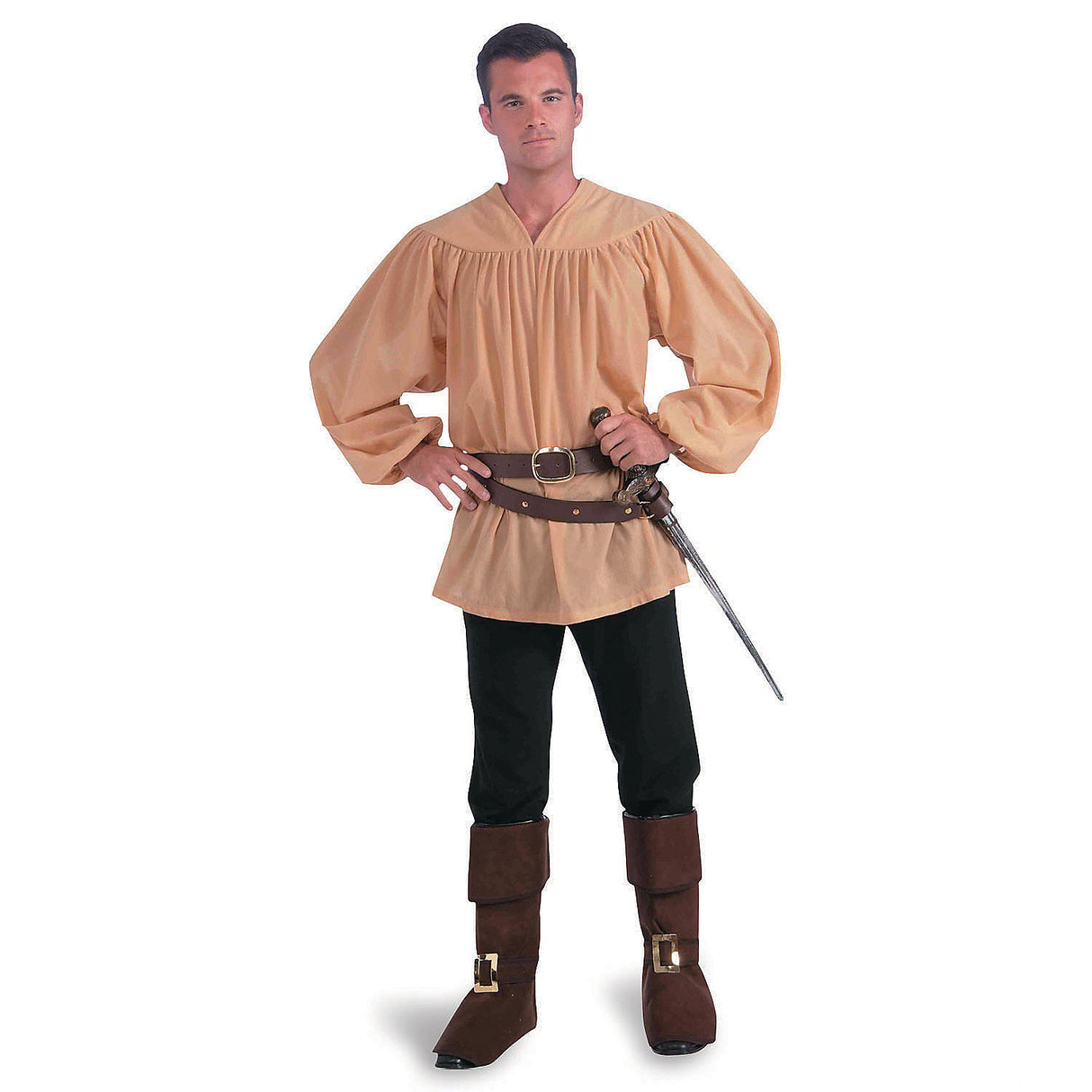 Stylish Men's Medieval Shirt for Halloween Parties Renaissance Fairs and Themed Events