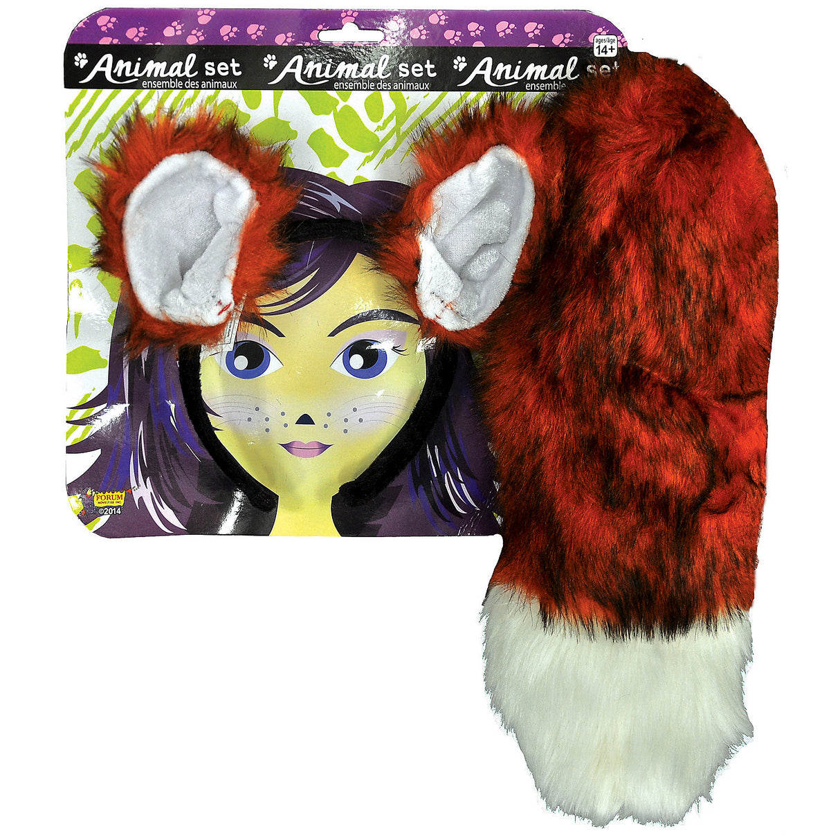 Unique Fox Costume Kit for DIY Halloween and Creative Costume Parties