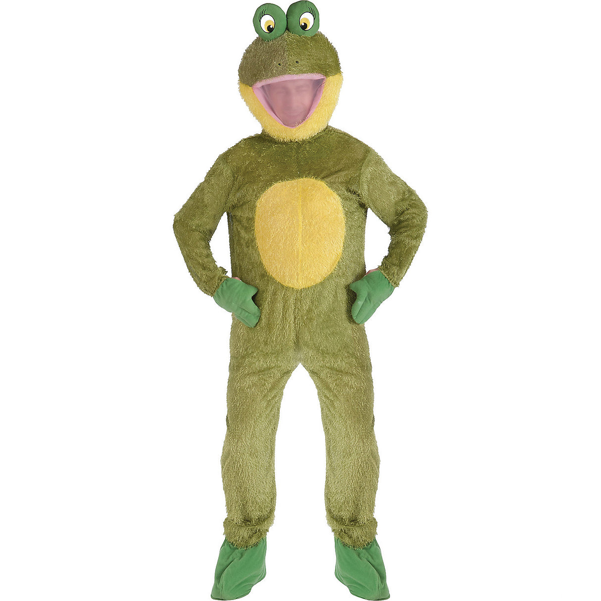 Fun Adult Frog Mascot Costume for Themed Events Halloween Parties and School Plays