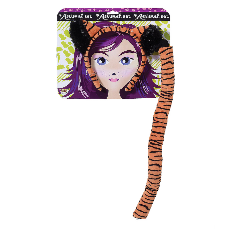 Adult Tiger With Tail Kit for DIY Costume Creations and Halloween Adventures