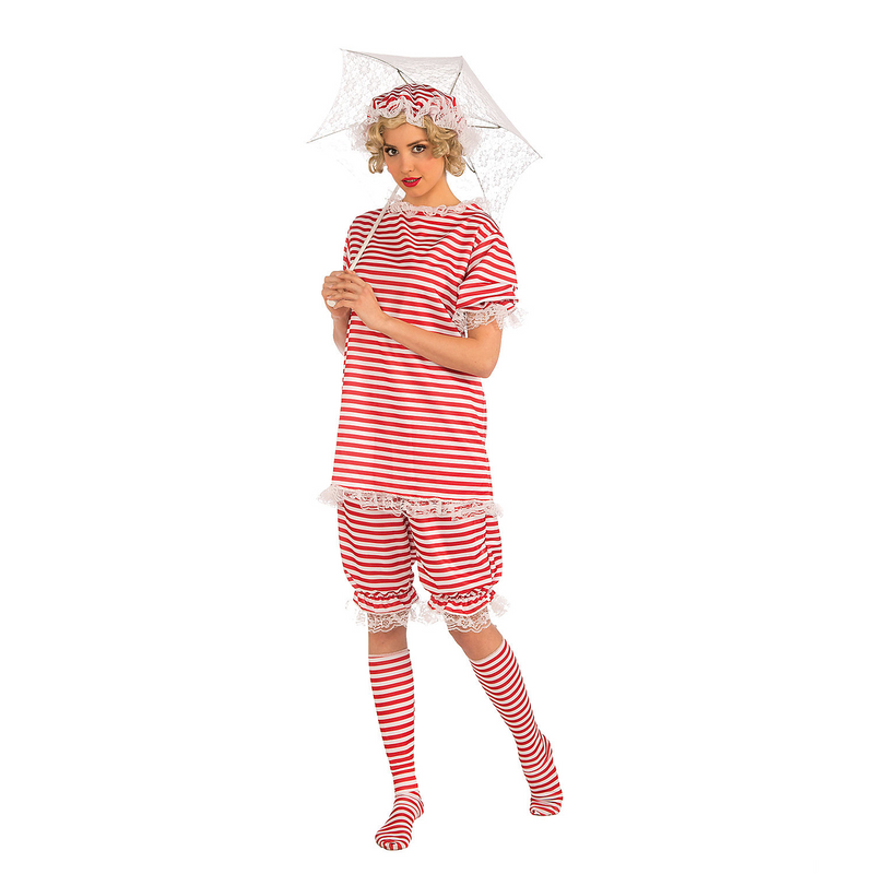Charming Women's Beachside Bettie Costume for 1920's Parties Beach Events and Themed Celebrations