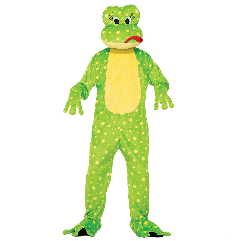 Adult Frog Freddy Mascot Costume