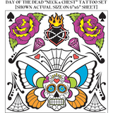 Day of the Dead Body Tattoo – Costume Accessory