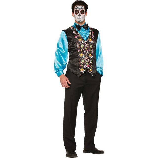 Men's Day Of The Dead Vest