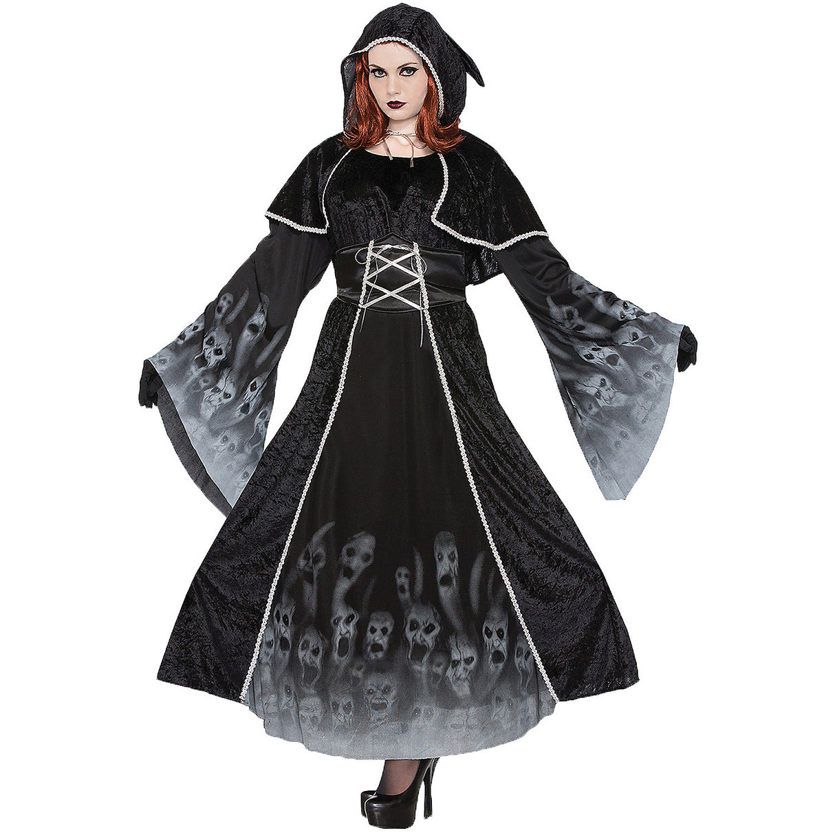 Elegant Plus Size Forgotten Souls Costume for Halloween Parties and Themed Events