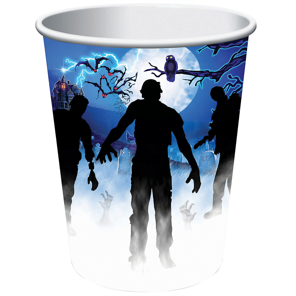 Eerie Zombie Party Cups for Halloween Events Birthday Celebrations and Spooky Gatherings