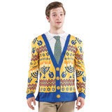 Hilarious Men's Ugly Hanukkah Sweater for Holiday Parties and Seasonal Celebrations