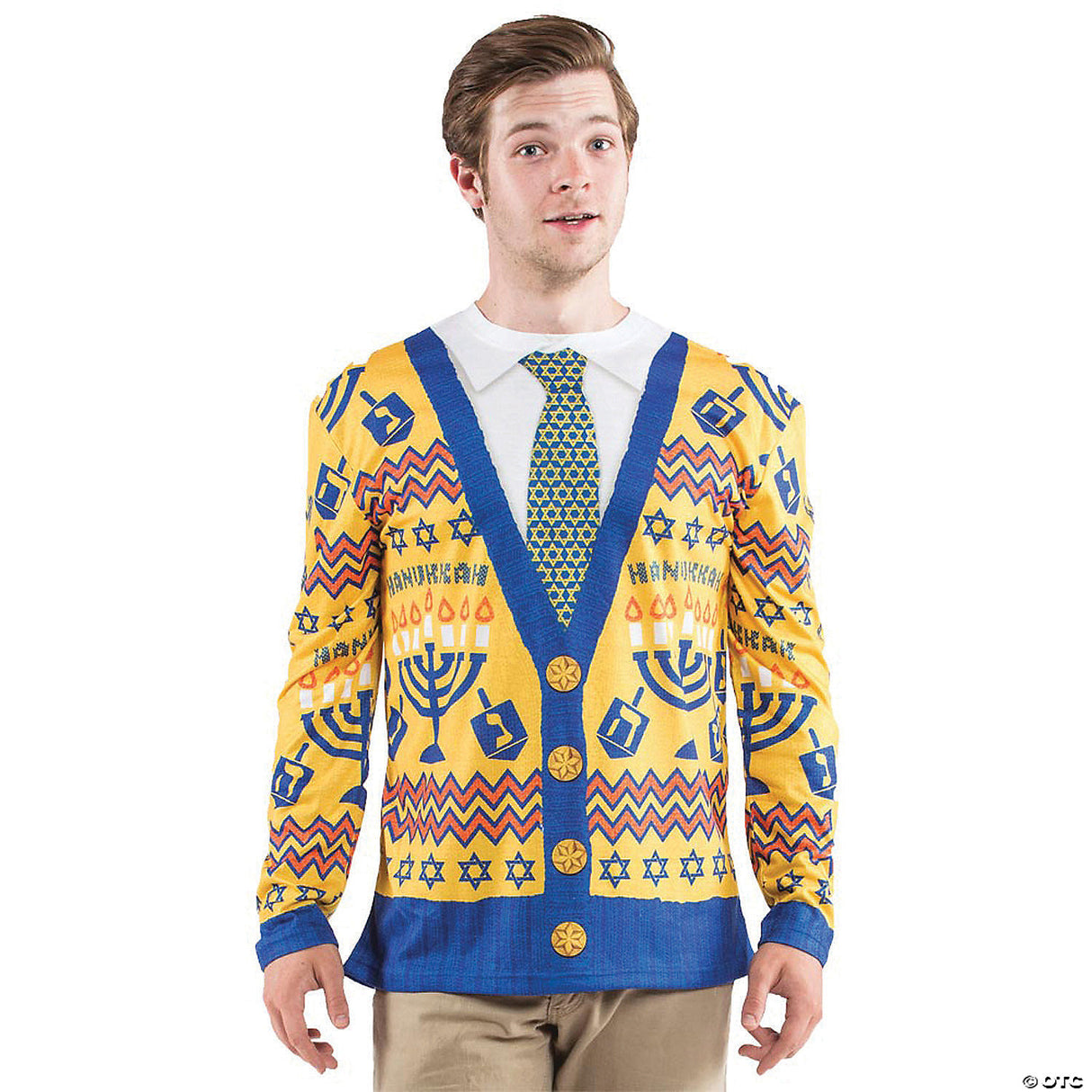 Hilarious Men's Ugly Hanukkah Sweater for Holiday Parties and Seasonal Celebrations