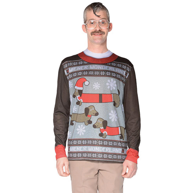 Men's Ugly Christmas Weiner T-Shirt