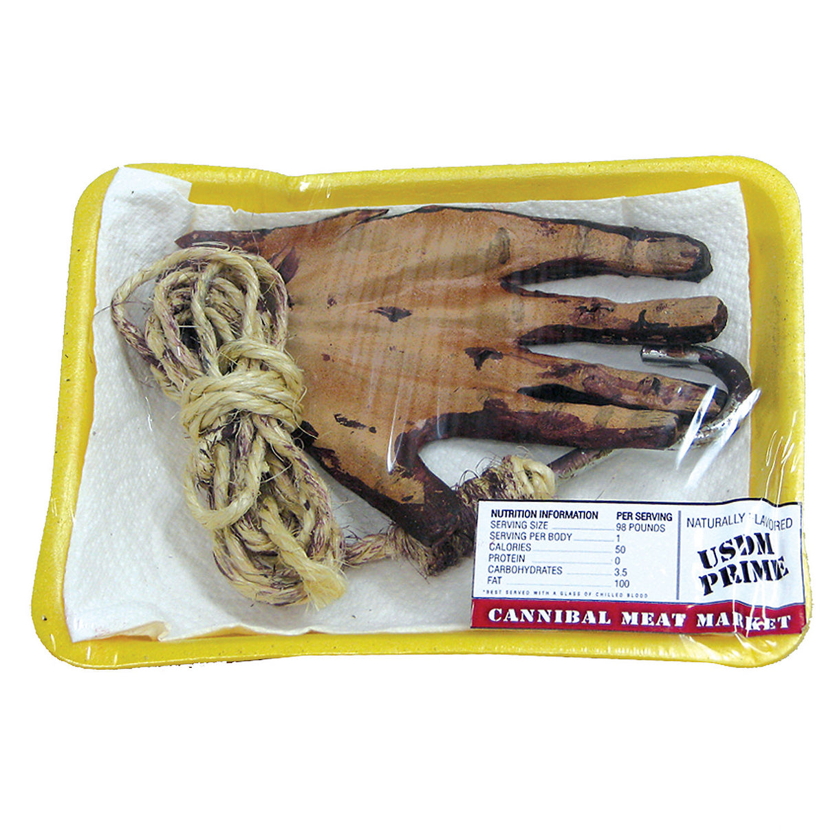 Gory Peeled Hand Decoration for Halloween Parties and Scary Themed Events