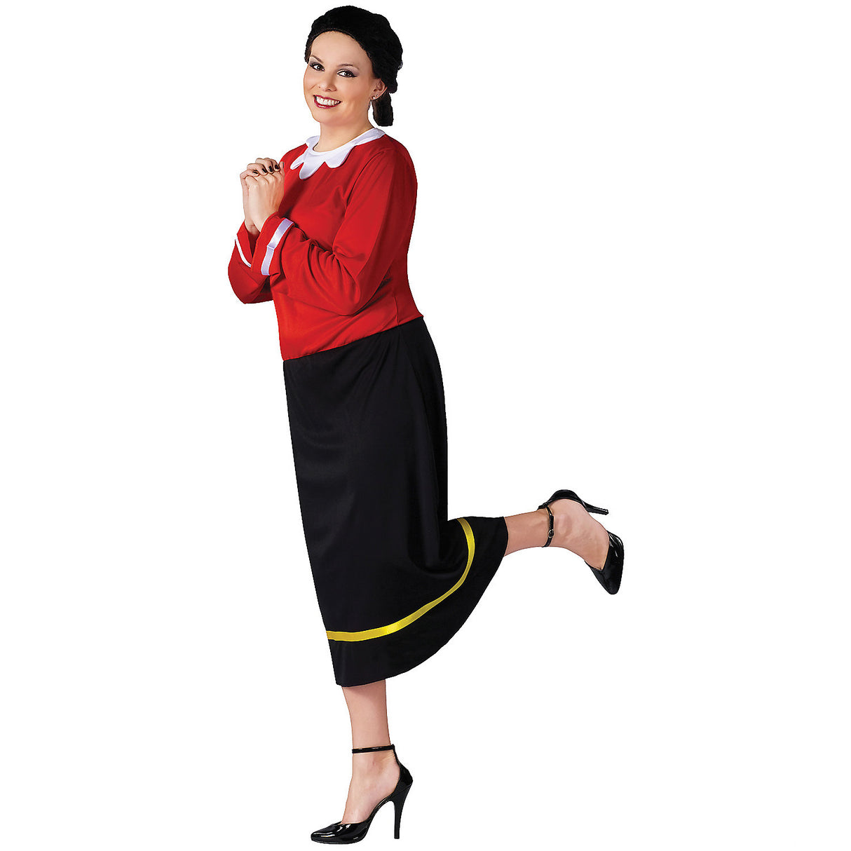 Women's Olive Oyl Costume for Group Events Halloween Celebrations and Couple Costumes