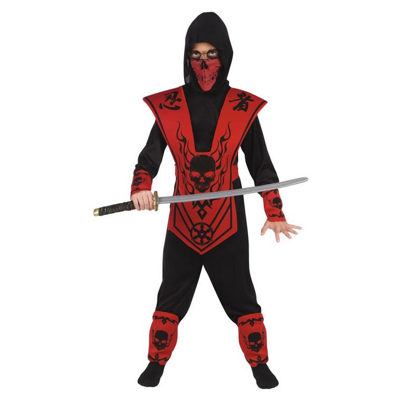 Ninja Costume Red Black