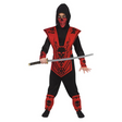 Ninja Costume Red Black