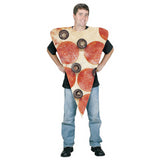 Funny Pizza Slice Adult Costume for Halloween Parties Costume Events and Group Celebrations
