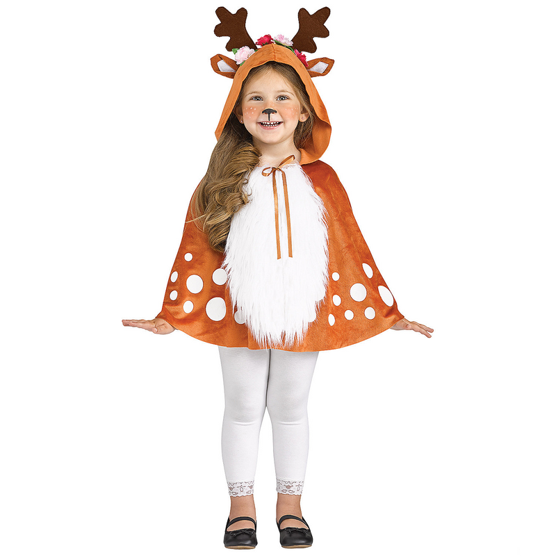 CAPE DEER HOODED TODDLER