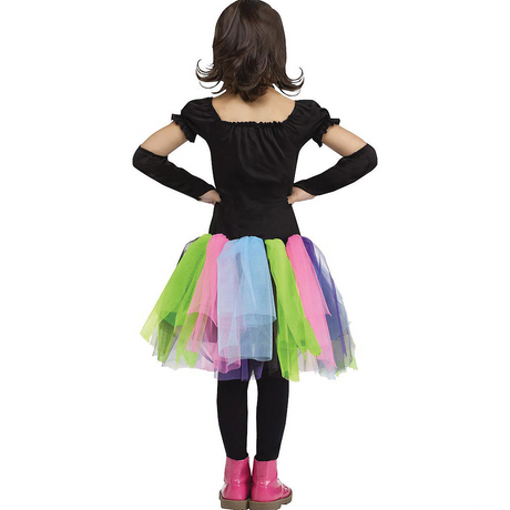 Girl's Neon Skeleton Costume