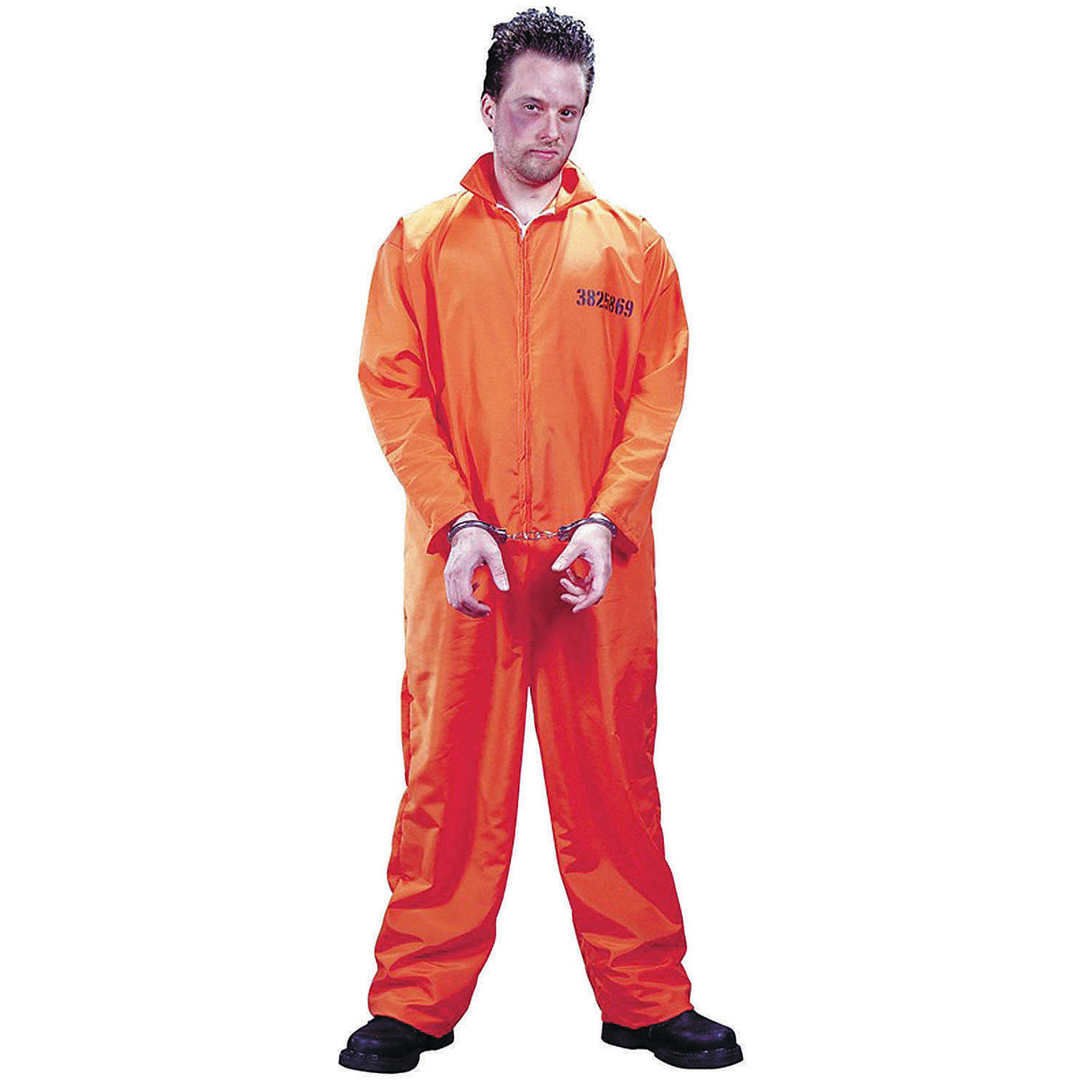 Authentic Men's Prisoner Costume for Halloween Parties and Themed Events