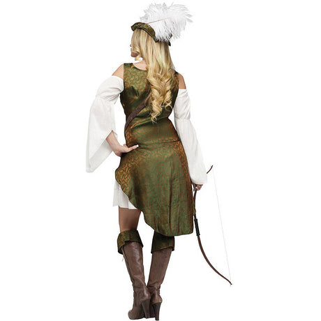 Elegant Women's Robin Hood Costume for Halloween Parties Themed Events and Unique Dress Up