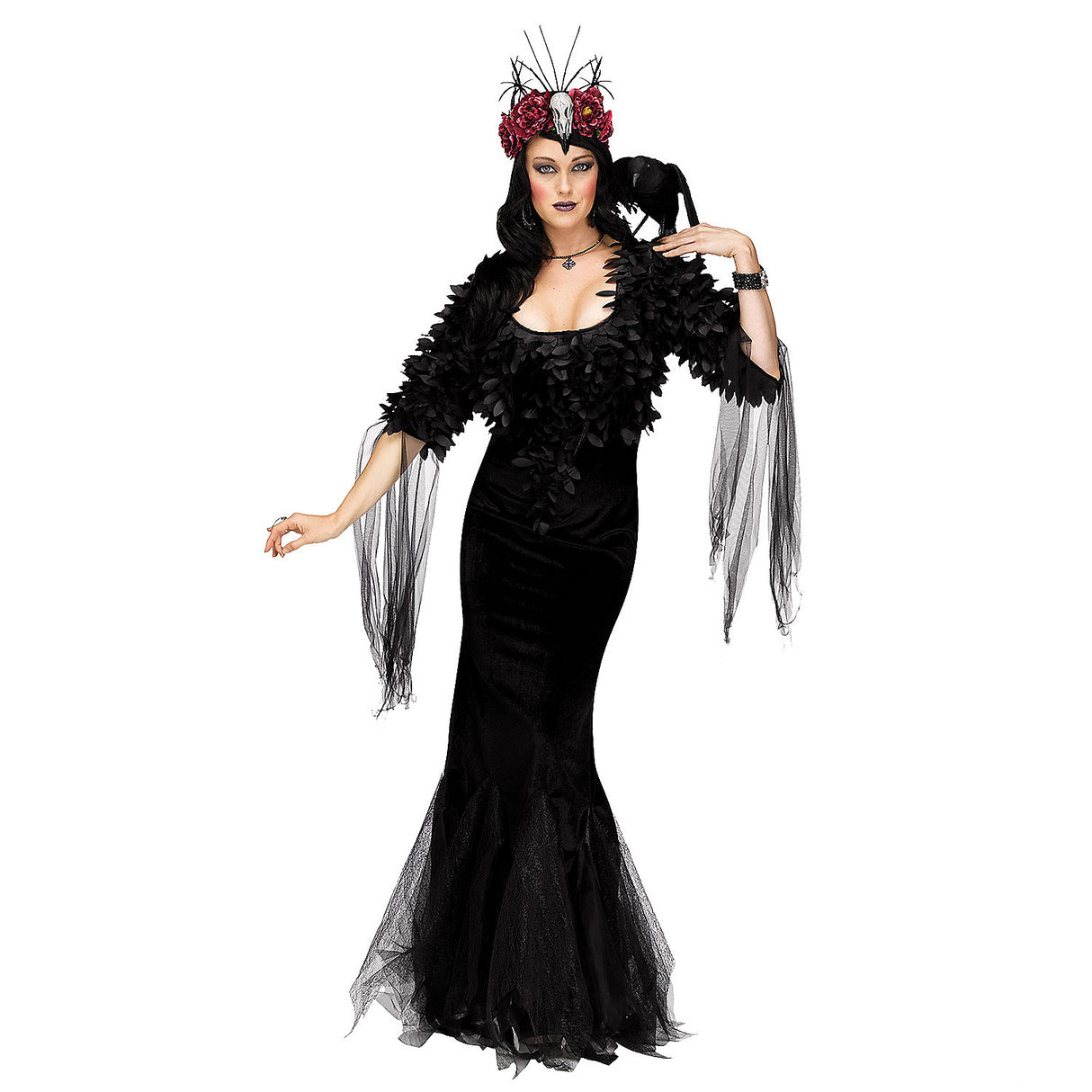 Raven Mistress Costume for Halloween Parties Themed Events and Creative Dress Up