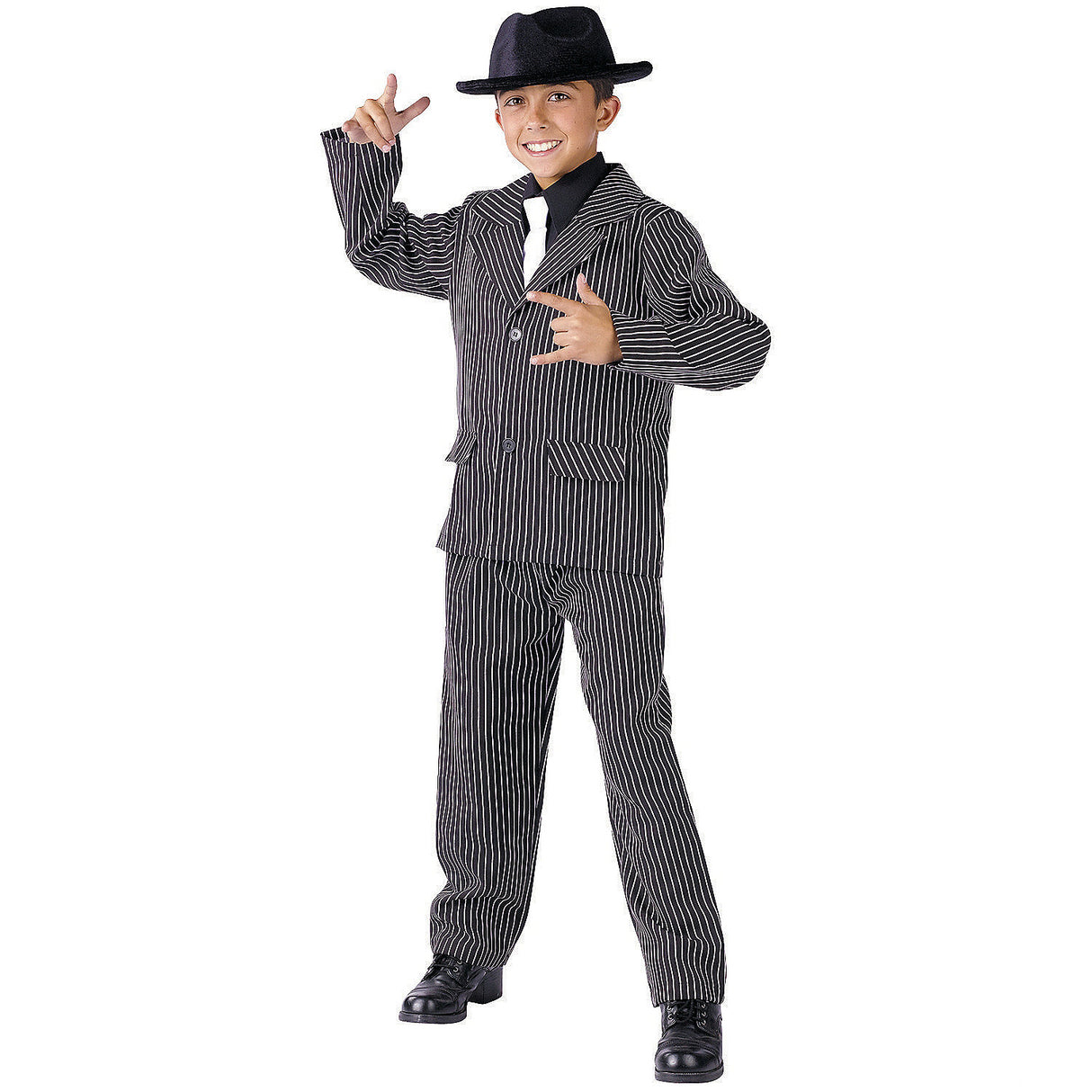 Boy's Gangster Costume for Halloween School Events and Creative Dress Up Activities