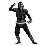 Spooky Boy's Ninja Master Costume for Halloween Parties and Trick or Treat Adventures