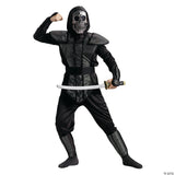 Spooky Boy's Ninja Master Costume for Halloween Parties and Trick or Treat Adventures