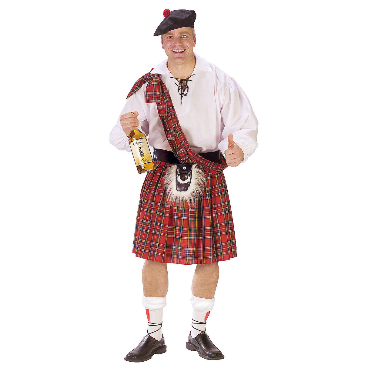 Classic Big Shot Scot Adult Costume for Halloween Parties Events and Themed Celebrations