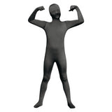 Skin Suit Black Costume for Kids Halloween Trick or Treat Parties and Creative Dress Up