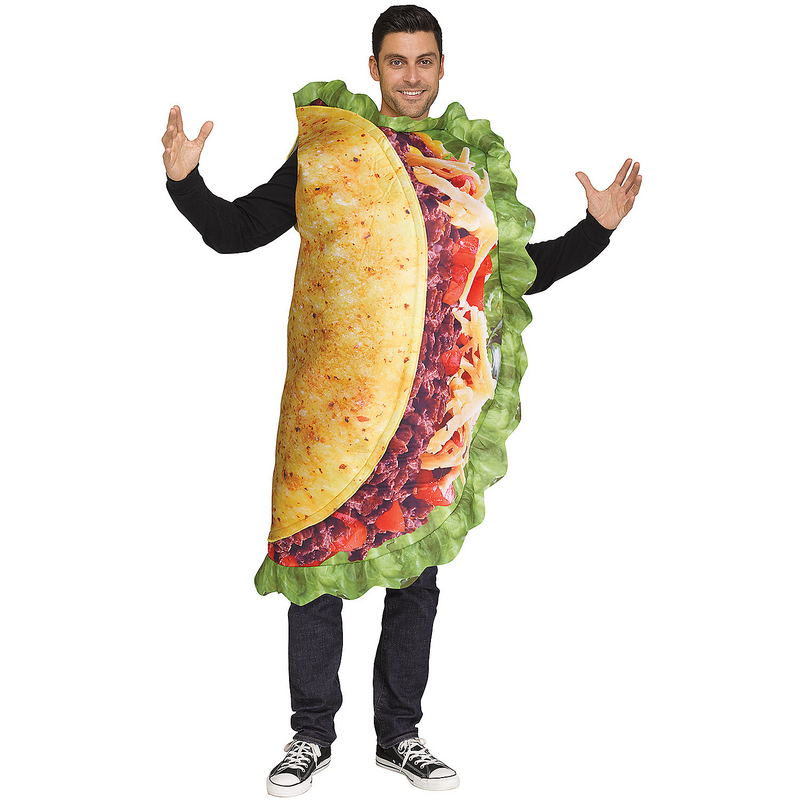Adult taco food themed costume for Halloween
