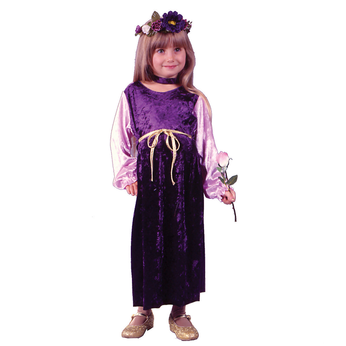 Charming Harvest Princes Velvet Costume for Toddler Parties Dress-Up Occasions and Historical Themed Events