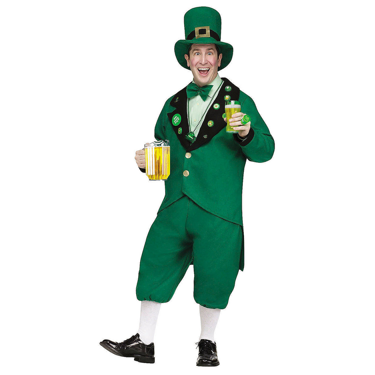 Fun Adult Pub Crawl Leprechaun Costume for St Patricks Day Parties and Festive Celebrations