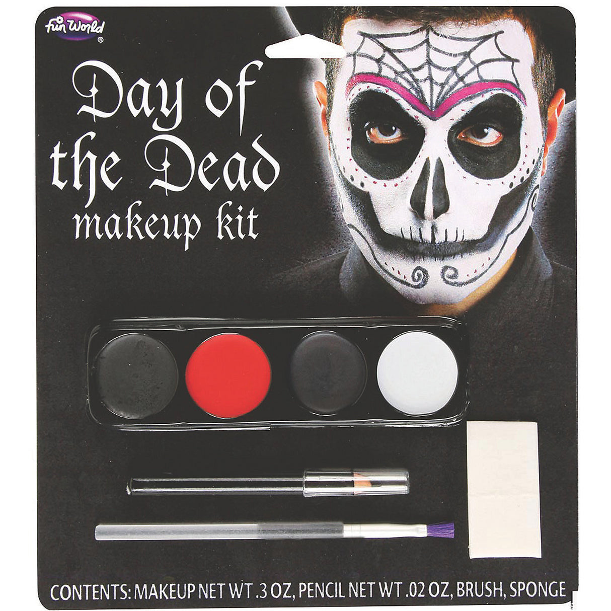 Day Of The Dead Makeup Kit for Halloween Costumes Parties Themed Events and Creative Looks