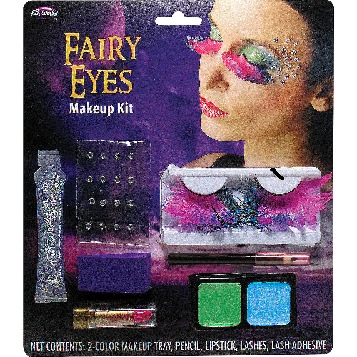 Enchanting Fairy Eye Lashes Makeup Kit for Costume Parties and Special Effects