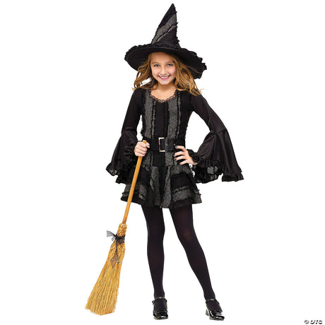 Creative Stitch Witch Costume for Kids Halloween Parties and Trick Or Treating