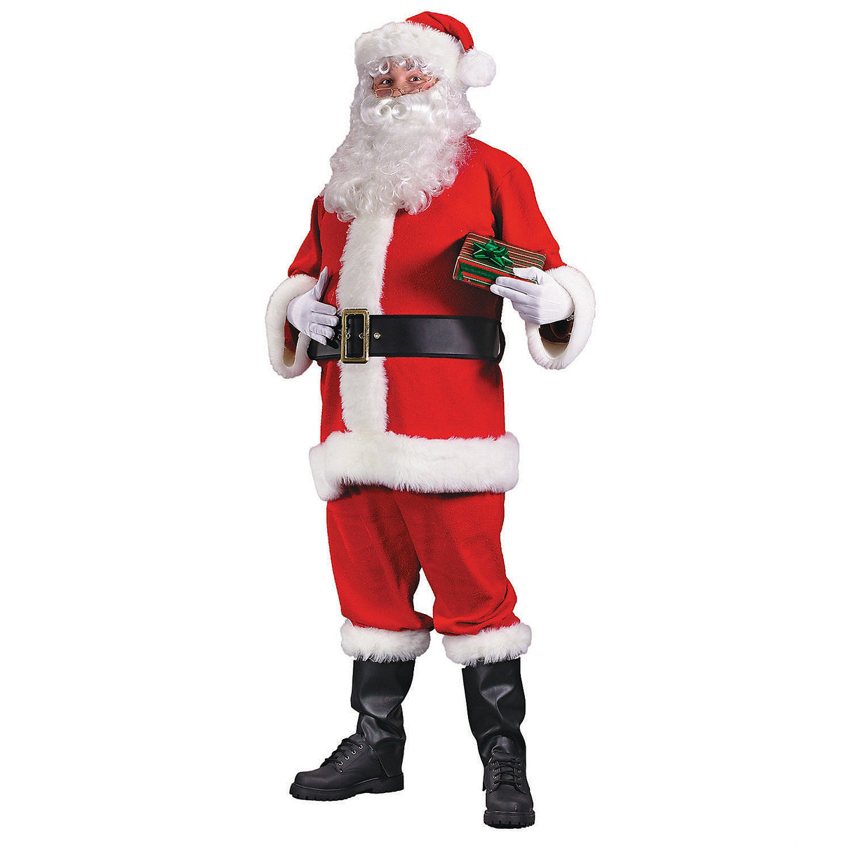 Economy Men's Santa Costume for Halloween Parties Christmas Events and Holiday Fun
