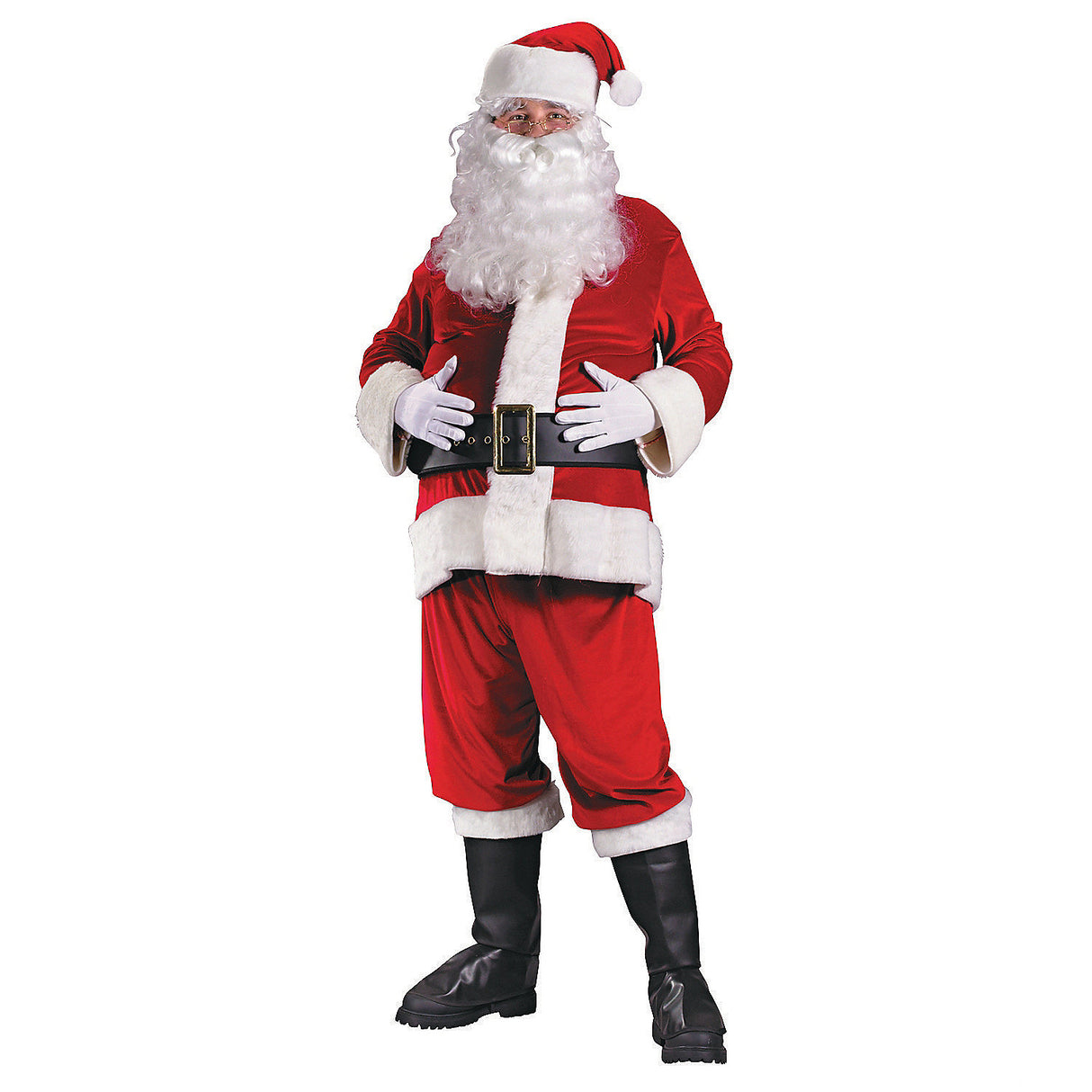Deluxe Santa Suit Costume for Christmas Festivities Holiday Parties and Seasonal Events