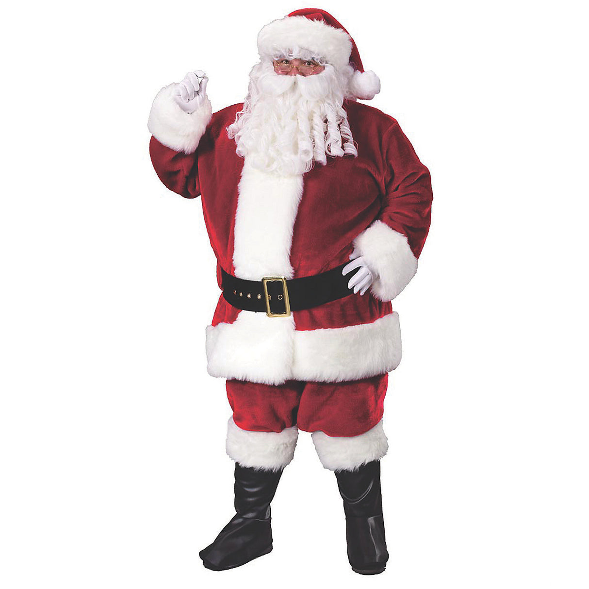 Premium Men's Santa Claus Costume for Christmas Parties and Holiday Gatherings