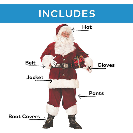Men's Super Deluxe Santa Costume