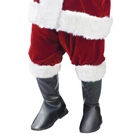 Deluxe Men's Velvet Santa Costume for Holiday Parties Christmas Events and Festive Celebrations