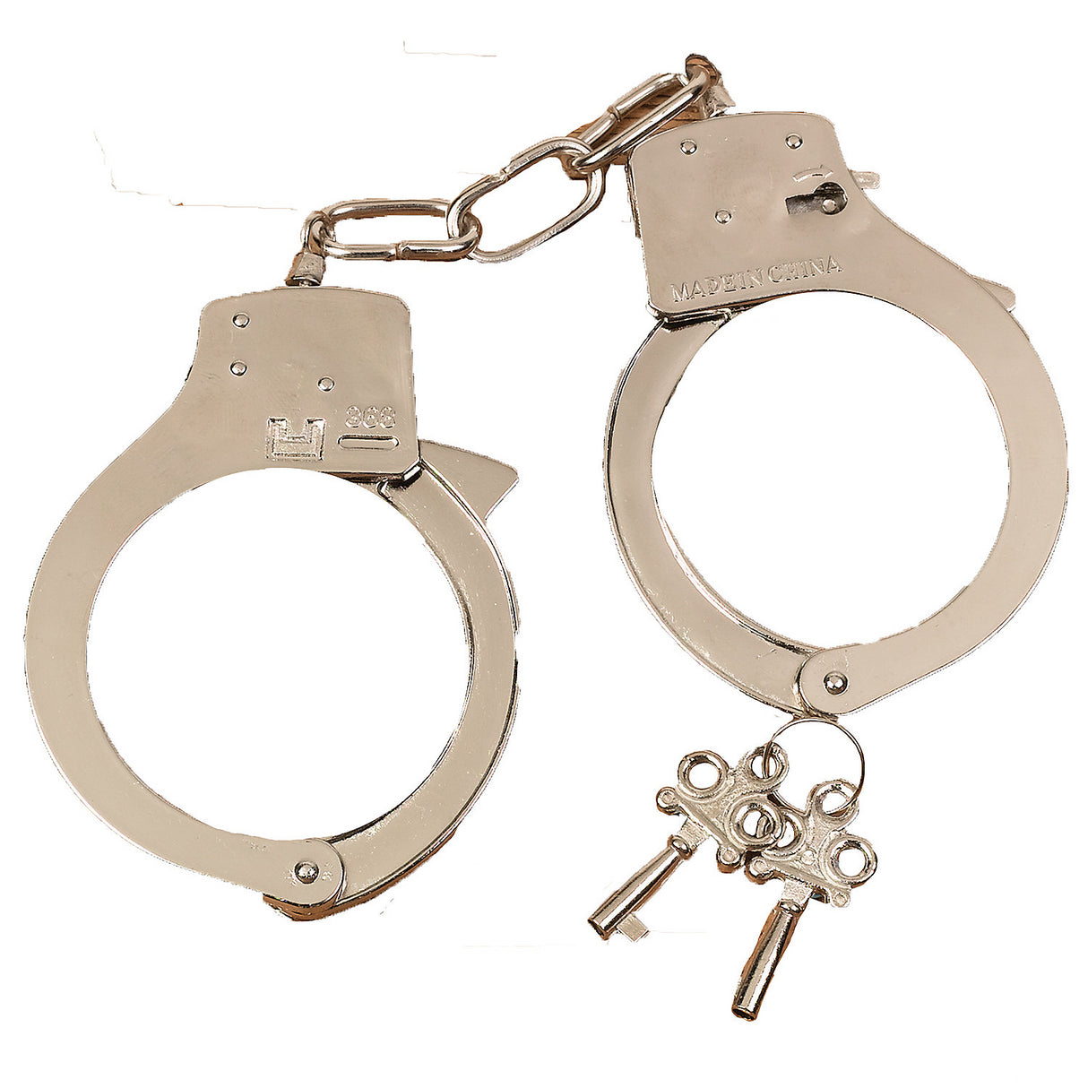 Realistic Metal Handcuffs for DIY Costumes and Theatrical Props for All Events