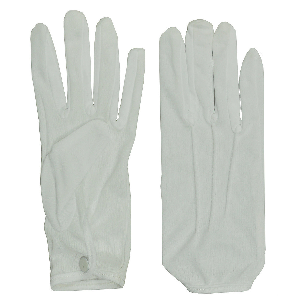 Stylish Theatrical Adult Gloves with Snap Closure for Costume Events and Dramatic Performances