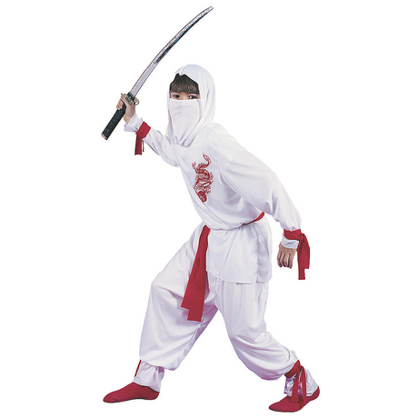 White Ninja Deluxe Child Costume