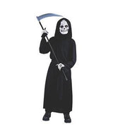 Boy’s Grim Reaper Halloween Costume Robe Set with Mask