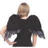 Angel Wings Feather Child Black