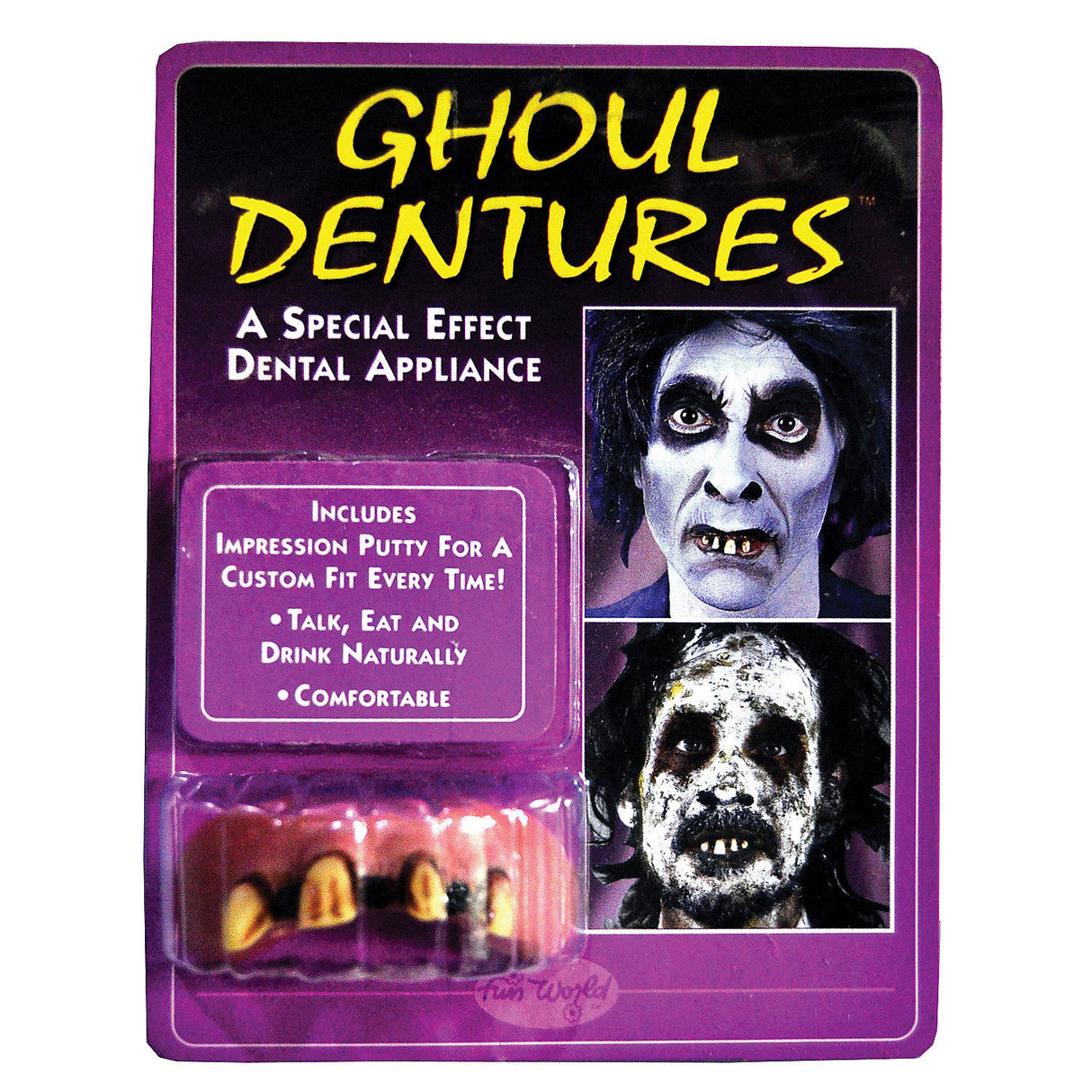 Big Bubba Ghoul Teeth for Halloween Costumes and Imaginative Play Adventures